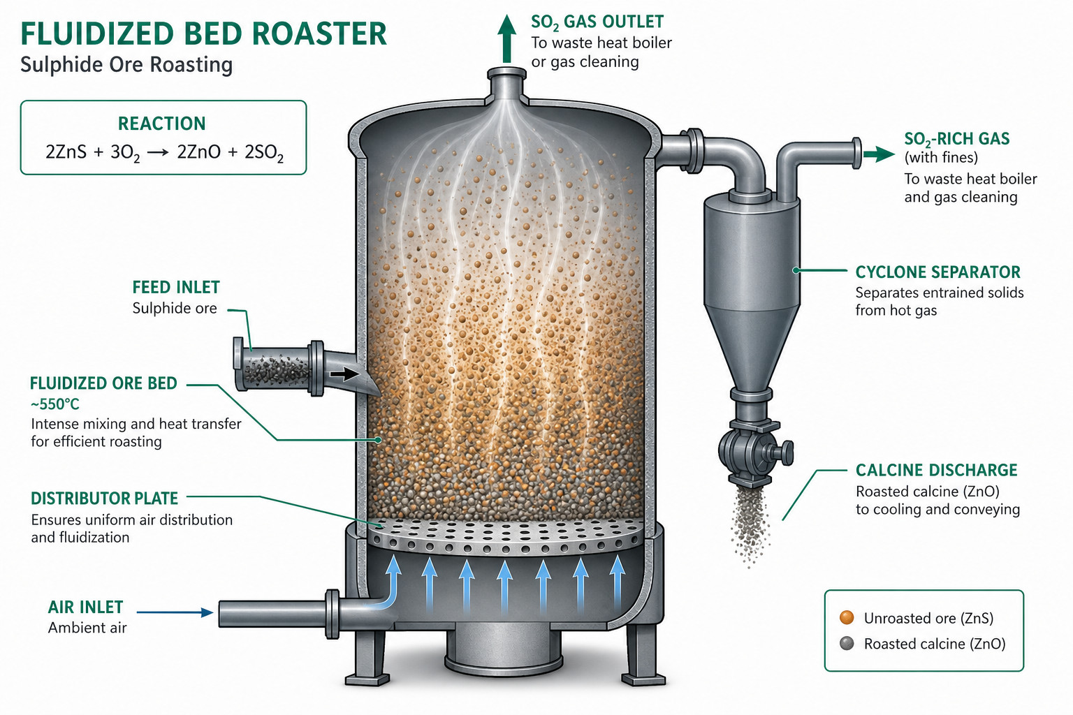 Fluidized Bed Roaster